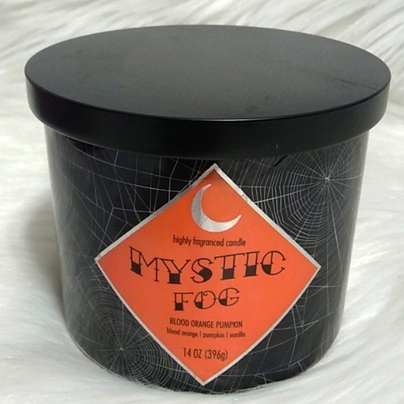 Mystic Fog Other - New Mystic Fog Blood Orange Pumkin Highly Frangranced 3 Wick Halloween Candle